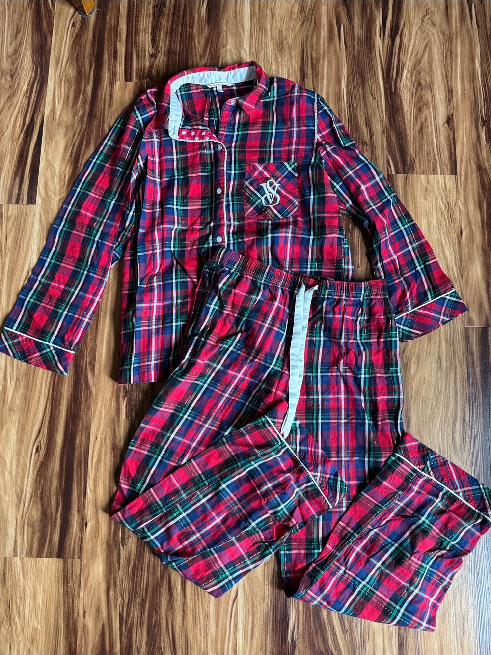 Victoria's Secret Plaid Pajama Set
